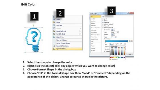 Thinking Men With Questions PowerPoint Templates And Ppt Slides