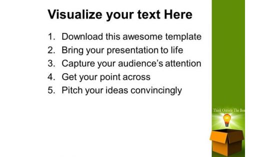 Thinking Outside The Box Business PowerPoint Templates And PowerPoint Themes 0812