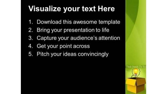 Thinking Outside The Box Technology PowerPoint Templates And PowerPoint Themes 0812