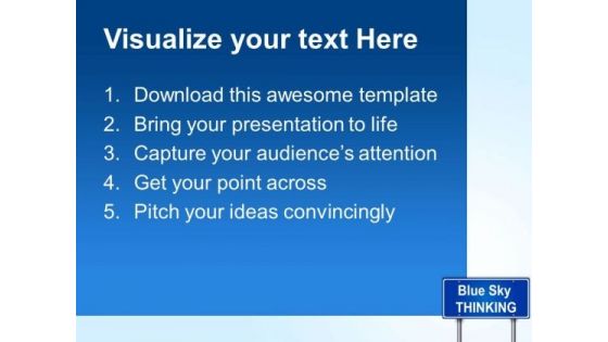 Thinking Signpost Metaphor PowerPoint Templates And PowerPoint Themes 0512