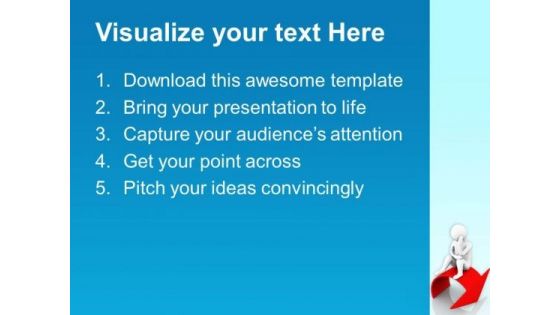 Thinking The Solve The Business Riddles PowerPoint Templates Ppt Backgrounds For Slides 0513