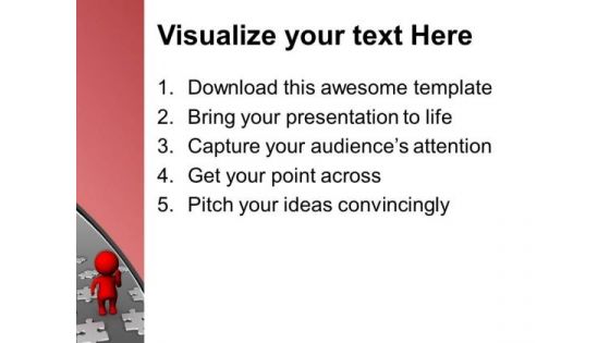 Thinking To Find The Right Solution PowerPoint Templates Ppt Backgrounds For Slides 0613