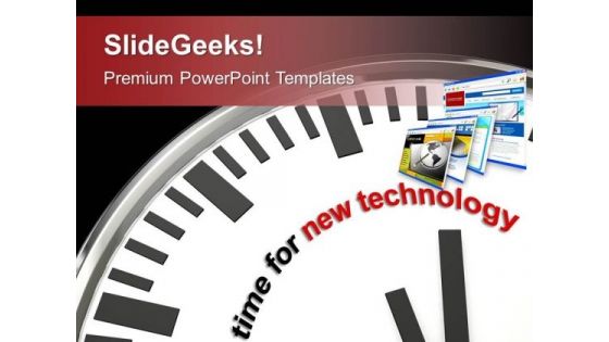 This Is The Time For Technology PowerPoint Templates Ppt Backgrounds For Slides 0513