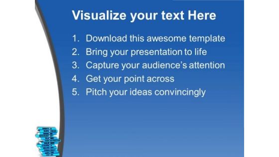 Thought With Books Knowledge PowerPoint Templates Ppt Backgrounds For Slides 0613