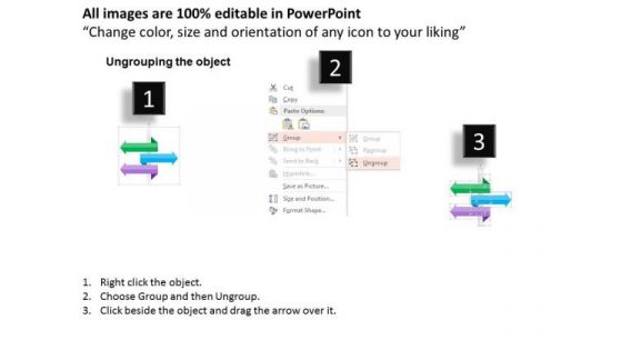 Three Arrow Tags For Data Analysis PowerPoint Template