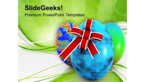 Three Beautiful Surprise Eggs PowerPoint Templates Ppt Backgrounds For Slides 0313