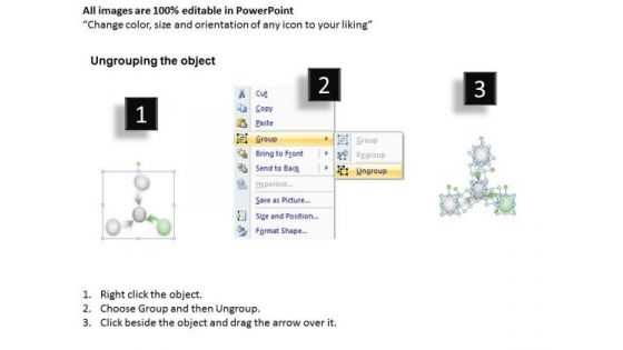 Three Converging Arrows Managing Process Layout Cycle PowerPoint Template