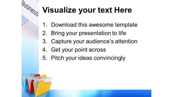 Three Folder Computer PowerPoint Templates And PowerPoint Themes 0712