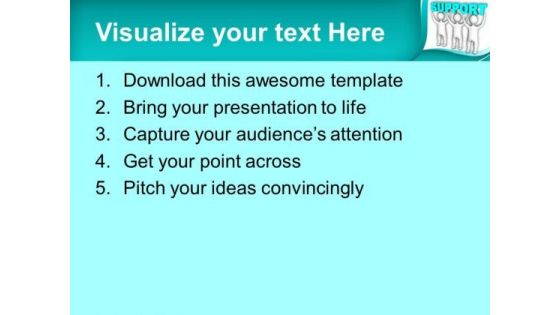 Three Men Lifts Support Business PowerPoint Templates Ppt Backgrounds For Slides 0213