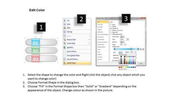 Three Options Diagram PowerPoint Presentation Template