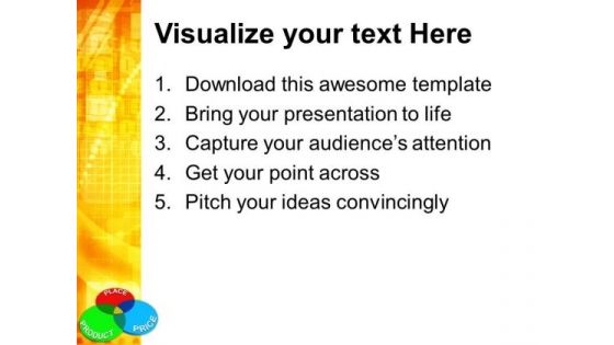 Three Principles Of Marketing Business PowerPoint Templates Ppt Backgrounds For Slides 0213