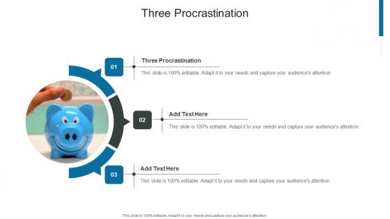 Three Procrastination In Powerpoint And Google Slides Cpb Three Procrastination In Powerpoint And Google Slides Cpb