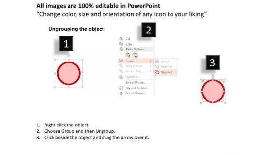 Three Stages Of Growth PowerPoint Template
