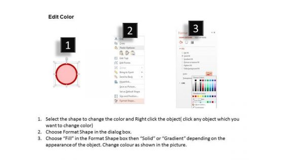 Three Stages Of Growth PowerPoint Template
