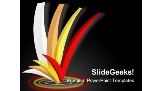 Tick Business PowerPoint Templates And PowerPoint Backgrounds 0711