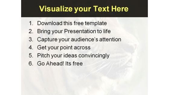 Tiger PowerPoint Template