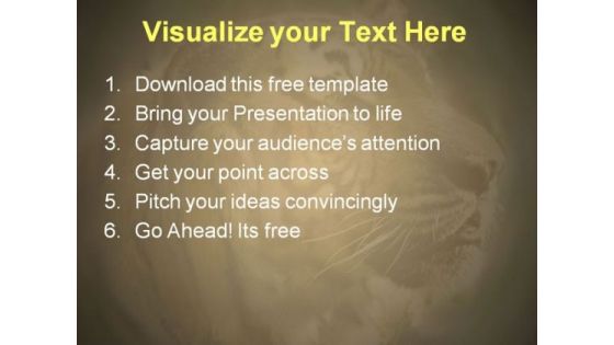 Tiger PowerPoint Template