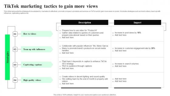 TikTok Marketing Tactics To Gain More Views TikTok Advertising Strategies To Provide Effective Guidelines Pdf TikTok Marketing Tactics To Gain More Views TikTok Advertising Strategies To Provide Effective Guidelines Pdf