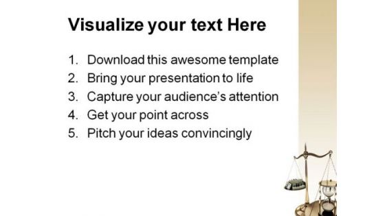 Time And Money Future PowerPoint Template 0610