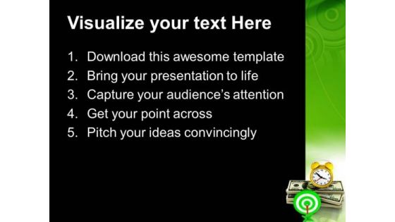 Time And Money Object PowerPoint Templates And PowerPoint Themes 1112