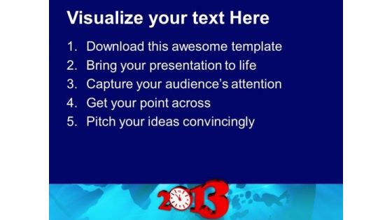 Time Concept With Clock New Year Business PowerPoint Templates Ppt Background For Slides 1112