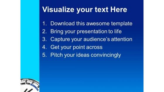 Time For Business Improvement PowerPoint Templates Ppt Backgrounds For Slides 0313