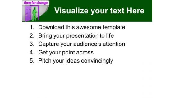 Time For Change Achieve New Opportunities PowerPoint Templates Ppt Backgrounds For Slides 0713