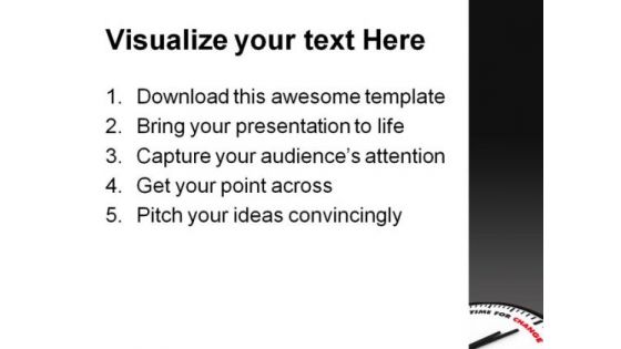 Time For Change Future PowerPoint Themes And PowerPoint Slides 0311