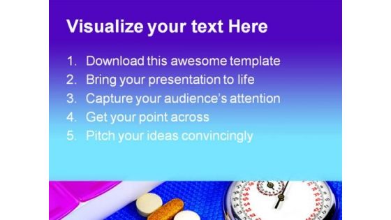 Time For Medication Medical PowerPoint Themes And PowerPoint Slides 0811