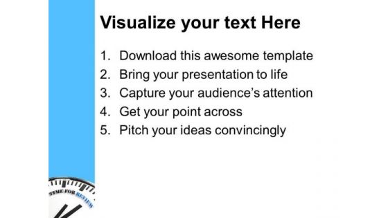Time For Review Evaluation Business Concept PowerPoint Templates Ppt Backgrounds For Slides 0413