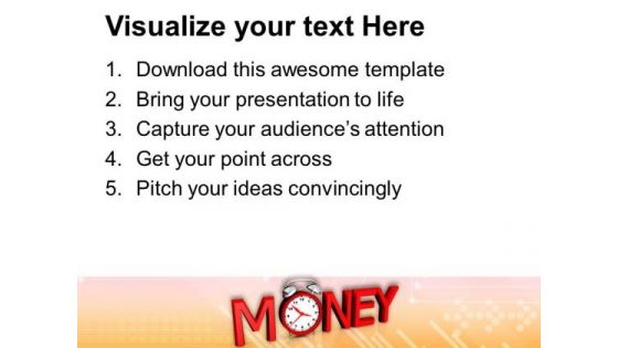 Time Is Money Concept PowerPoint Templates Ppt Backgrounds For Slides 0413