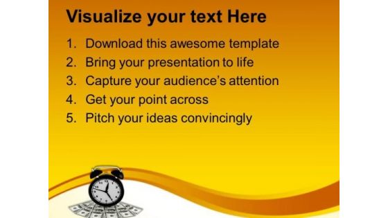 Time Is Money Do Not Waste It PowerPoint Templates Ppt Backgrounds For Slides 0613