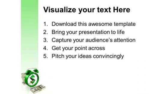 Time Is Money Finance PowerPoint Templates And PowerPoint Themes 0712