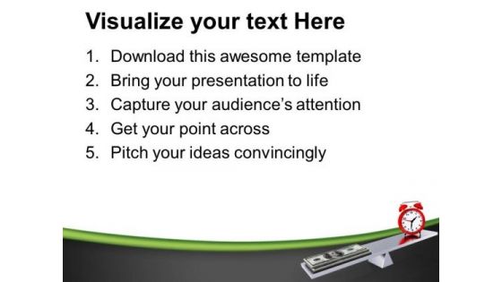 Time Is Money For Business Calculation PowerPoint Templates Ppt Backgrounds For Slides 0713