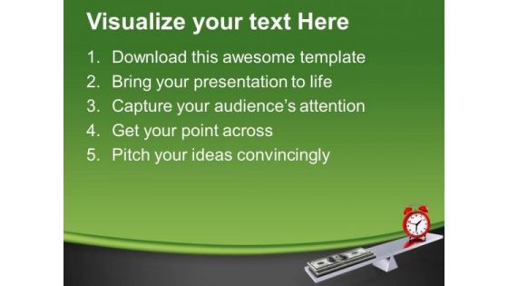 Time Is Money For Business Calculation PowerPoint Templates Ppt Backgrounds For Slides 0713
