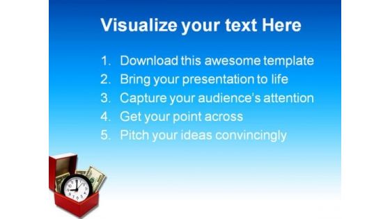 Time Is Money Future PowerPoint Templates And PowerPoint Backgrounds 0311