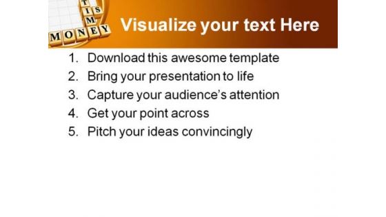 Time Is Money Metaphor PowerPoint Themes And PowerPoint Slides 0711