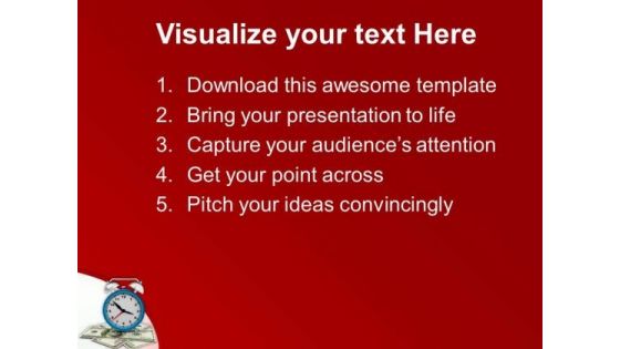 Time Is Money Shows In Concept PowerPoint Templates Ppt Backgrounds For Slides 0413