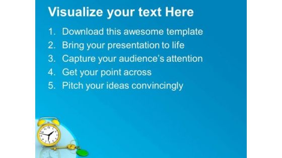 Time Is The Key Of Success PowerPoint Templates Ppt Backgrounds For Slides 0513