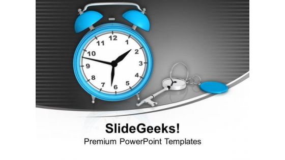 Time Is The Key Of Success PowerPoint Templates Ppt Backgrounds For Slides 0613