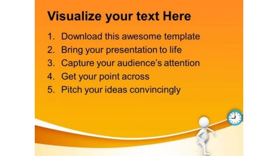 Time Is Valuable For Everybody PowerPoint Templates Ppt Backgrounds For Slides 0713
