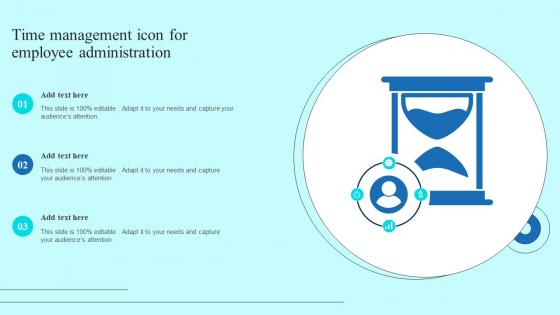 Time Management Icon For Employee Administration Microsoft Pdf Time Management Icon For Employee Administration Microsoft Pdf