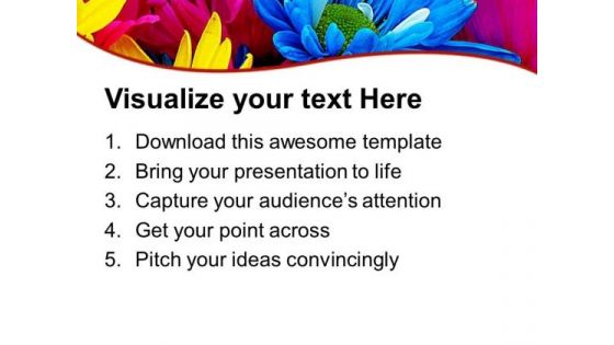 Time Of Blooming Flowers Nature PowerPoint Templates Ppt Backgrounds For Slides 0513