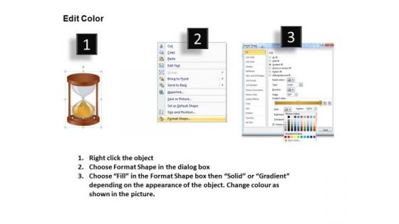 Time Out Hourglass PowerPoint Editable Ppt Slides