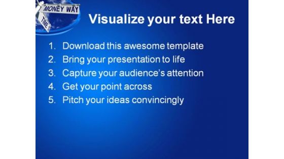 Time St And Money Way Future PowerPoint Themes And PowerPoint Slides 0811