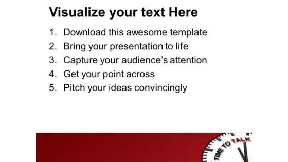 Time To Chat And Communicate PowerPoint Templates Ppt Backgrounds For Slides 0513