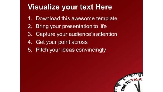 Time To Chat And Communicate PowerPoint Templates Ppt Backgrounds For Slides 0513