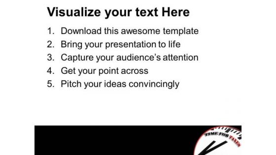 Time To File Your Tax Return PowerPoint Templates Ppt Backgrounds For Slides 0513