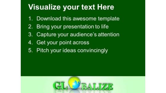 Time To Globalize Business Issues PowerPoint Templates Ppt Backgrounds For Slides 0313