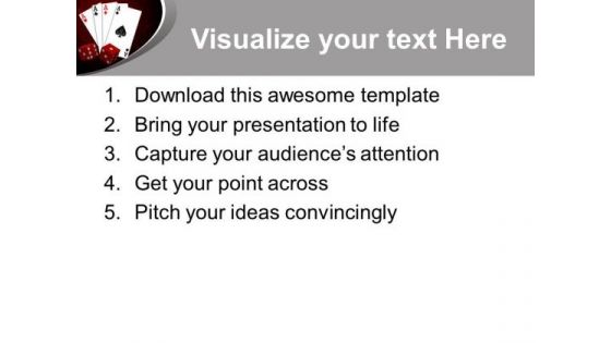 Time To Play With Cards Entertainment PowerPoint Templates Ppt Backgrounds For Slides 0513
